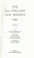 The All England Law Reports 1992 Volume 2