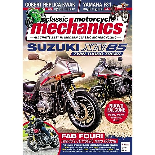 CMM Classic Motorcycle Mechanics, December 2017: All that's Best in Modern Classic Motorbikes - Suzuki XN85, Gobert Replica Kwak, Yamaha FS1, Honda CB1100RS, Moto Guzzi Nuovo Falcone.