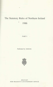 The Statutory Rules of Northern Ireland 1986