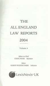 The All England Law Reports 2004, Volume 4