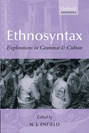 Ethnosyntax: Explorations in Grammar and Culture