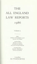 The All England Law Reports: 1986 Vol 2