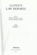 Lloyd's Law Reports - 2006, Volume I - Volume 1