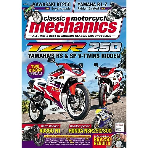 Classic Motorcycle Mechanics, December 2018: All that's Best in Modern Classic Motorbikes - 2019 calendar supplement, Yamaha TZR 250, RS, SP V-Twin, Kawasaki KT250, Yamaha R1-Z