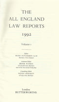 The All England Law Reports 1992: Volume 1