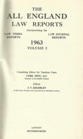 The All England Law Reports: 1963, Volume Ii.