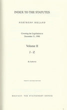 Load image into Gallery viewer, Index to the Statutes 1996: Covering the Legislation to 31st December