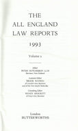 The All England Law Reports: 1993 Volume 2