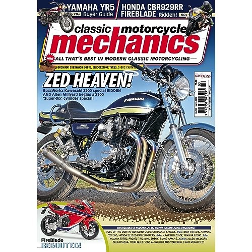 Classic Motorcycle Mechanics, March 2020: All that's Best in Modern Classic Motorbikes - BuzzWorkz Kawasaki Z900, Allen Millyard, Honda Fireblade, CBR929RR, Yamaha YR5