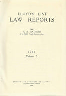 Lloyd's List Law Reports - 1957, Volume 2