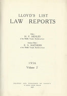 Lloyd's List Law Reports - 1956, Volume 2