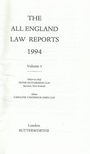The All England Law Reports 1994, Volume 3