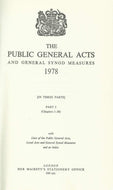 The public general acts and General Synod measures
