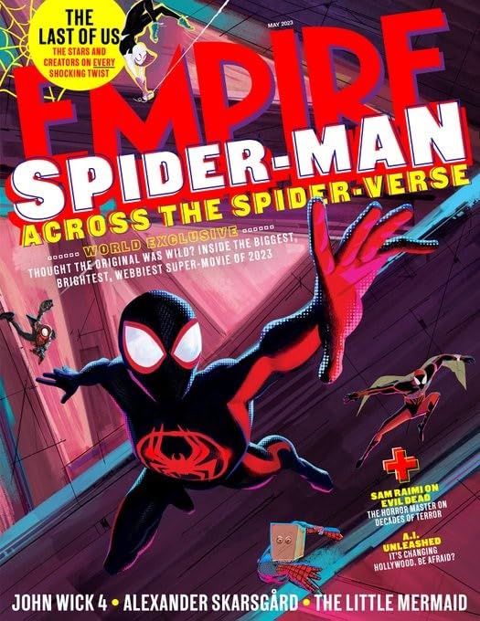Empire UK Magazine May 2023 Spider-Man Across The Spider Verse (PB).