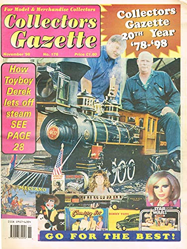 Collectors Gazette magazine, Number 176, November 1998