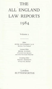 The All England Law Reports. 1984, Volume 2.