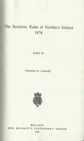 Northern Ireland Statutory Rules and Orders 1974, Part II
