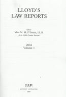 Lloyd's Law Reports, 2004 Volume 1 (Volume I)