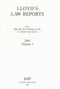 Lloyd's Law Reports - 2001, Volume 1