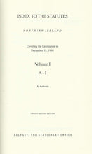 Load image into Gallery viewer, Index to the Statutes 1996: Covering the Legislation to 31st December