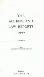 The All England Law Reports 1999: Vol 1