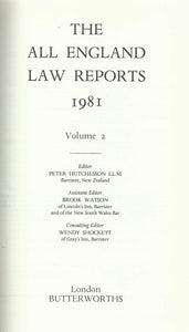 The All England Law Reports 1981: Volume 2
