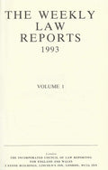 Weekly Law Reports 1993. Vol 1