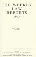 Weekly Law Reports 1993. Vol 1