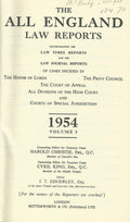 The All England Law Reports 1954 Volume 3