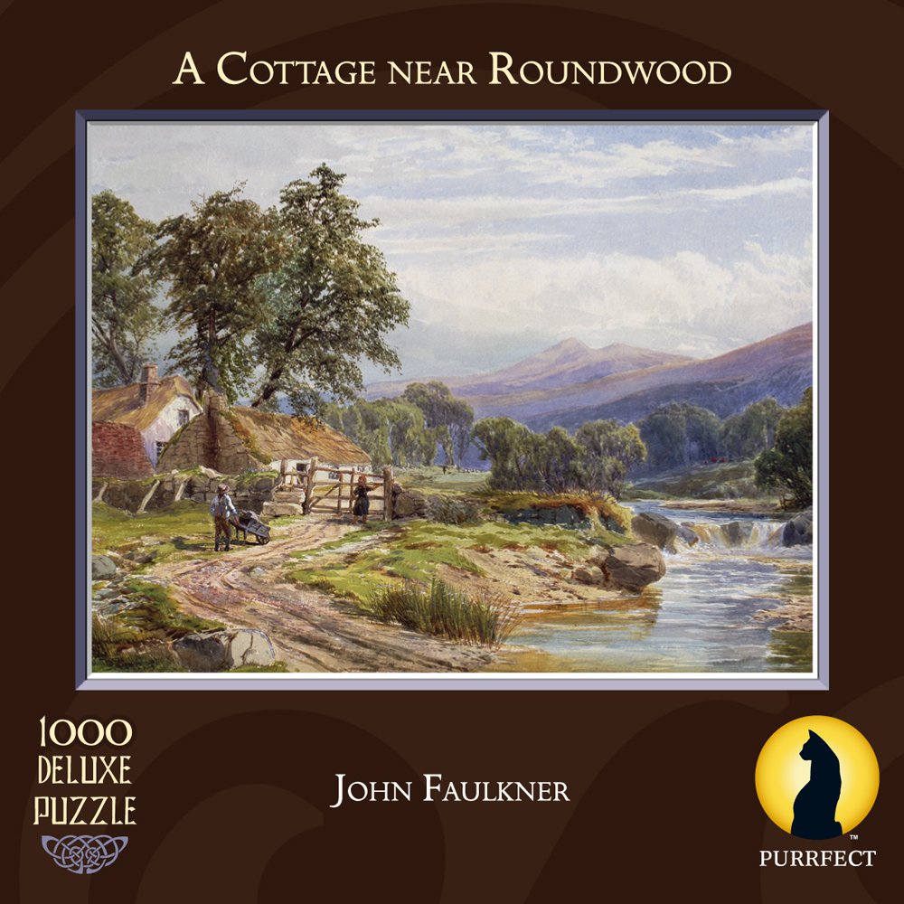Purrfect Puzzles A Cottage Near Roundwood Puzzle (1000 Pieces)