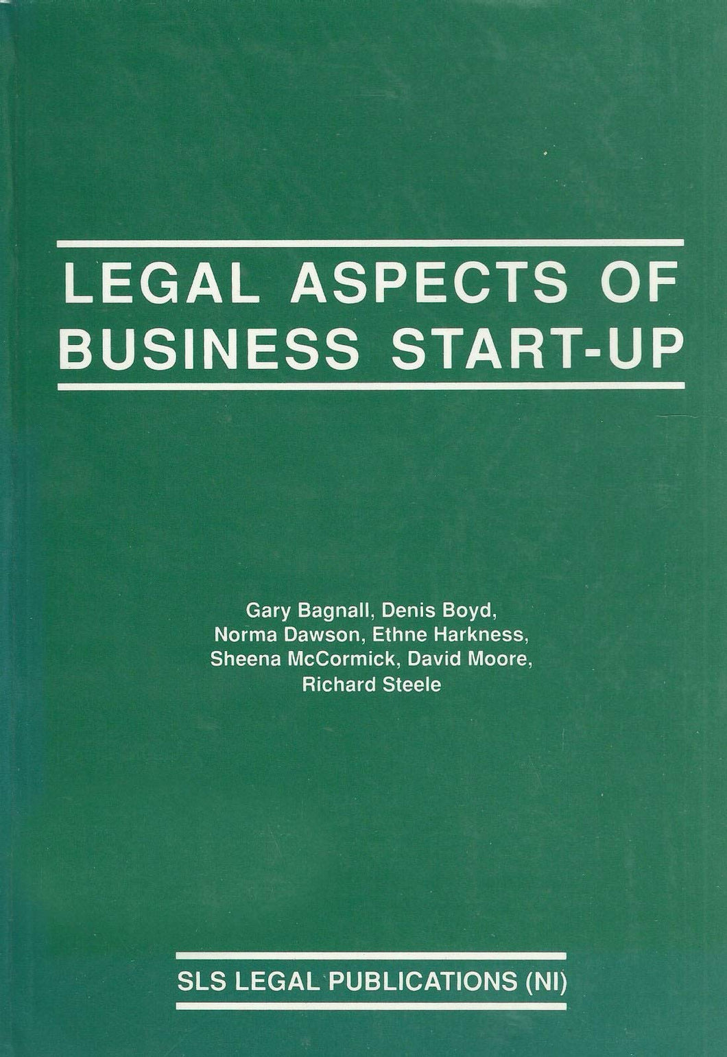 Legal Aspects of Business Start-up (Servicing the legal system programme)