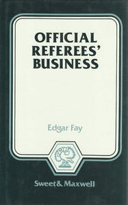 Official Referees Business