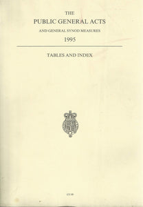 The Public General Acts and General Synod Measures 1995