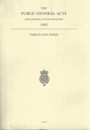 The Public General Acts and General Synod Measures 1995