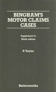 Bingham's Motor Claims Cases - Supplement to Ninth Edition