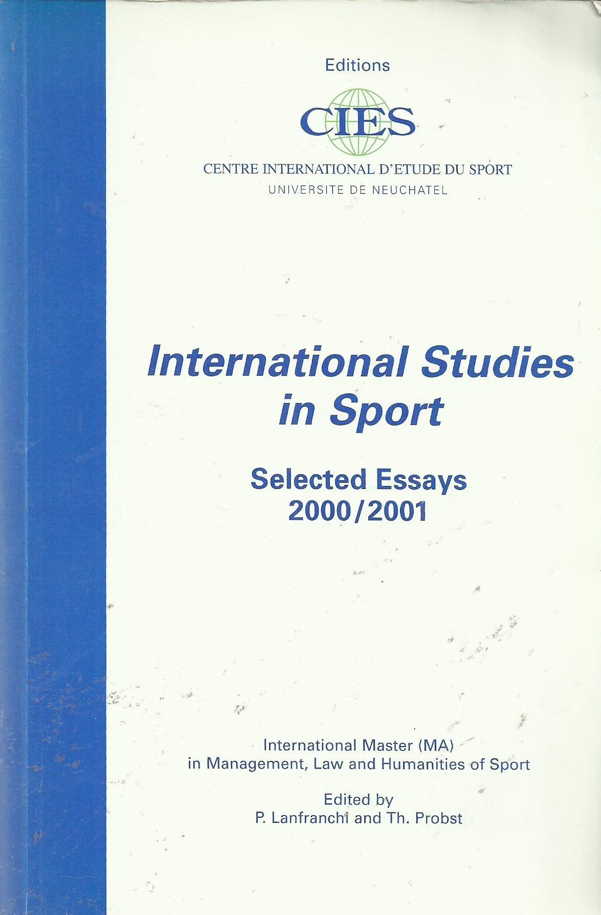 International Studies in Sport : Selected Essays 2000/2001