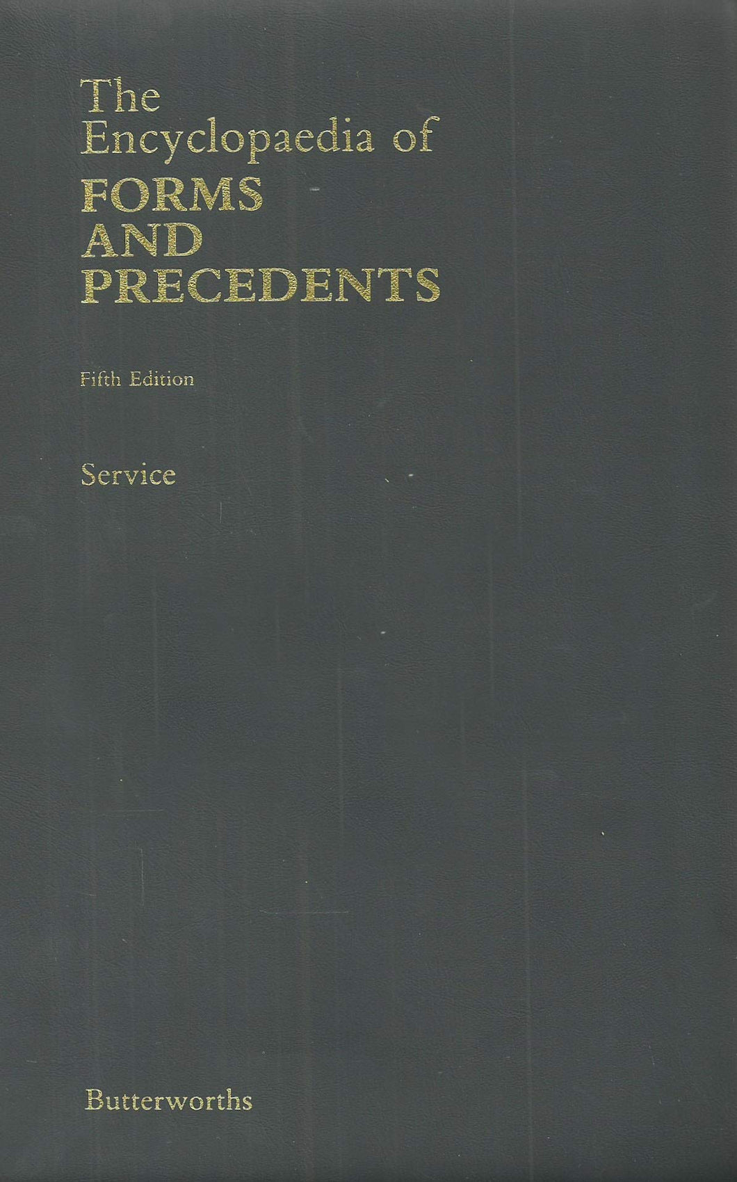 The Encyclopaedia of Forms and Precedents, Fifth Edition six-binder set (volumes A-F)