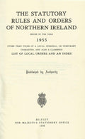 Northern Ireland Statutory Rules and Orders, 1955 - The Statutory Rules and Orders of Northern Ireland