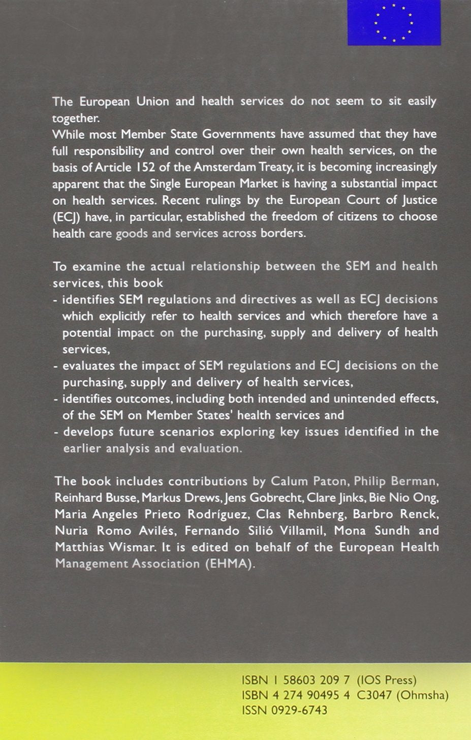The Impact of the Single European Market on Member States (Biomedical and Health Research)