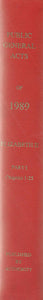 The Public General Acts 1989: With Lists of the Public General Acts, Local Acts and an Index [4 Vols]