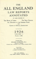 The All England Law Reports, 1936: Volume 2.