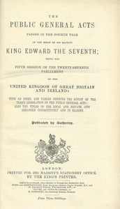 PUBLIC GENERAL ACTS 1904.