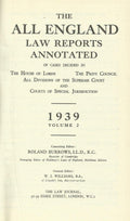 The All England Law Reports 1939, Volume 2