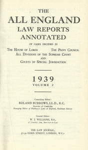 The All England Law Reports 1939, Volume 2