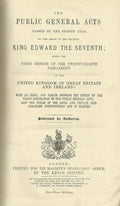 The Public General Acts 1908 - 8 Edw VII
