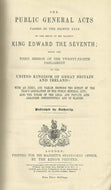 The Public General Acts 1908 - 8 Edw VII