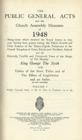 Public General Acts 1948 Vol 1.