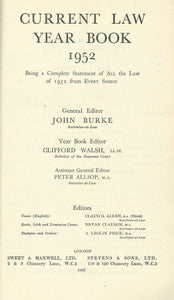 Current Law Year Book 1952