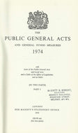 The Public General Acts and General Synod Measures 1974