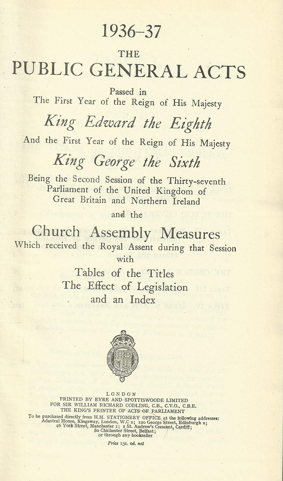 Public General Acts 1936-37.